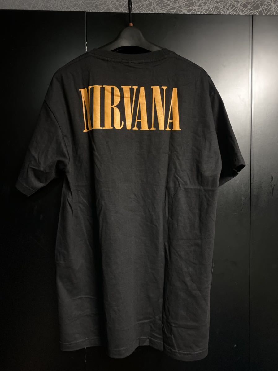 希少　ニルヴァーナ　Tシャツ　サイズL ブラック　サブポップ　カートコバーン　NIRVANA Kurt Cobain Tシャツ_画像2