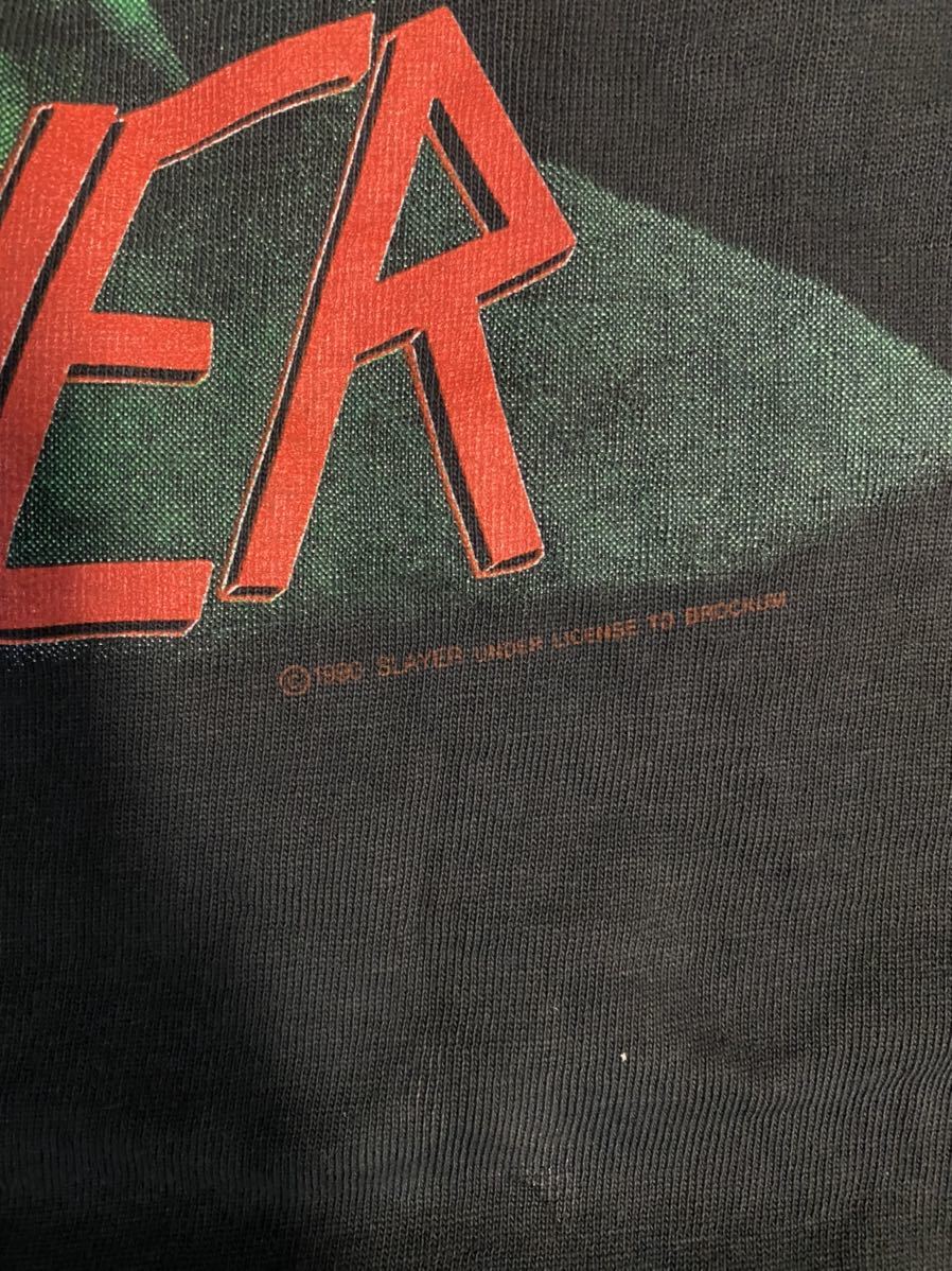 激レア 90'S スレイヤーTシャツ サイズL ブラック ヴィンテージ