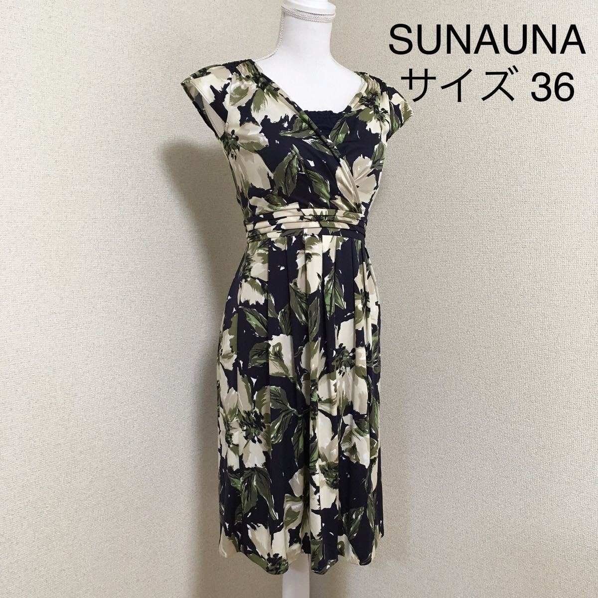 新品本物 【超美品】SUNAUNA* スーナウーナ ワンピース フレンチ