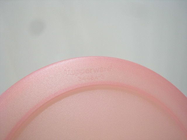 3点セット 新品 未使用 Tupperware タッパーウェア タッパー クリスタルディッシュセット ピンク Ｓ290ml M610ml L990ml 10.5×5cm_画像5