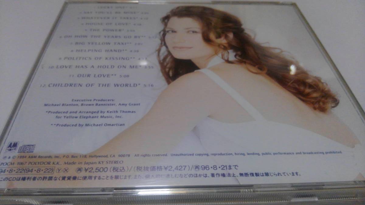 AMY GRANT / HOUSE OF LOVE (国内盤)　POCM-1067 〈1994.8.22発売〉_画像2