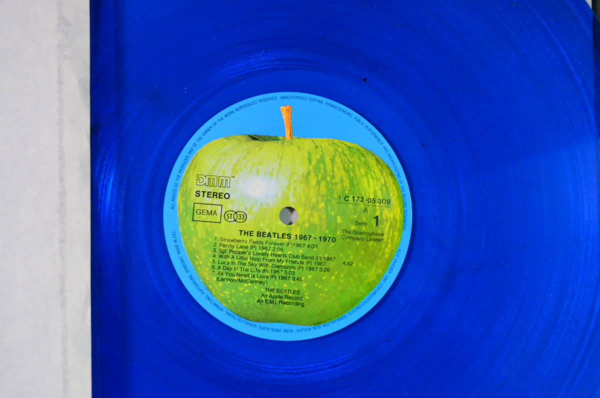 LP ザ・ビートルズ THE BEATLES 1962-1966/1967-1970 ドイツDMM盤 アメリカ盤 日本盤 6枚セット ポスター付き  青盤 赤盤 画像22枚掲載中