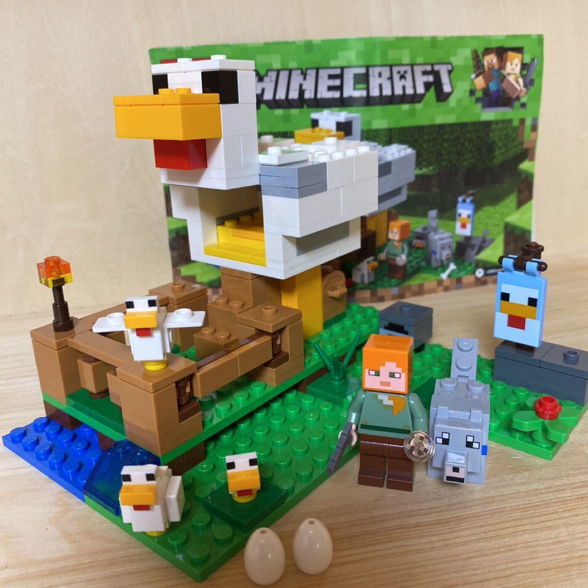 ニワトリ小屋　マインクラフト　マイクラ　レゴ　LEGO