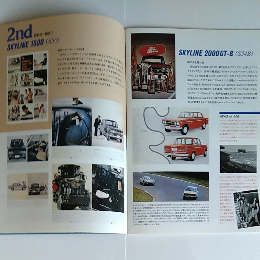 GRAND TOURING CAR SKYLINE   SINCE  1957　　カタログ