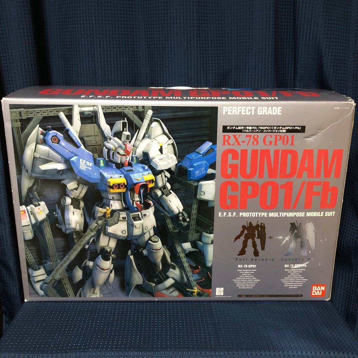 BANDAI PG パーフェクトグレード RX-78 ガンダムGP01/Fb 未組立品