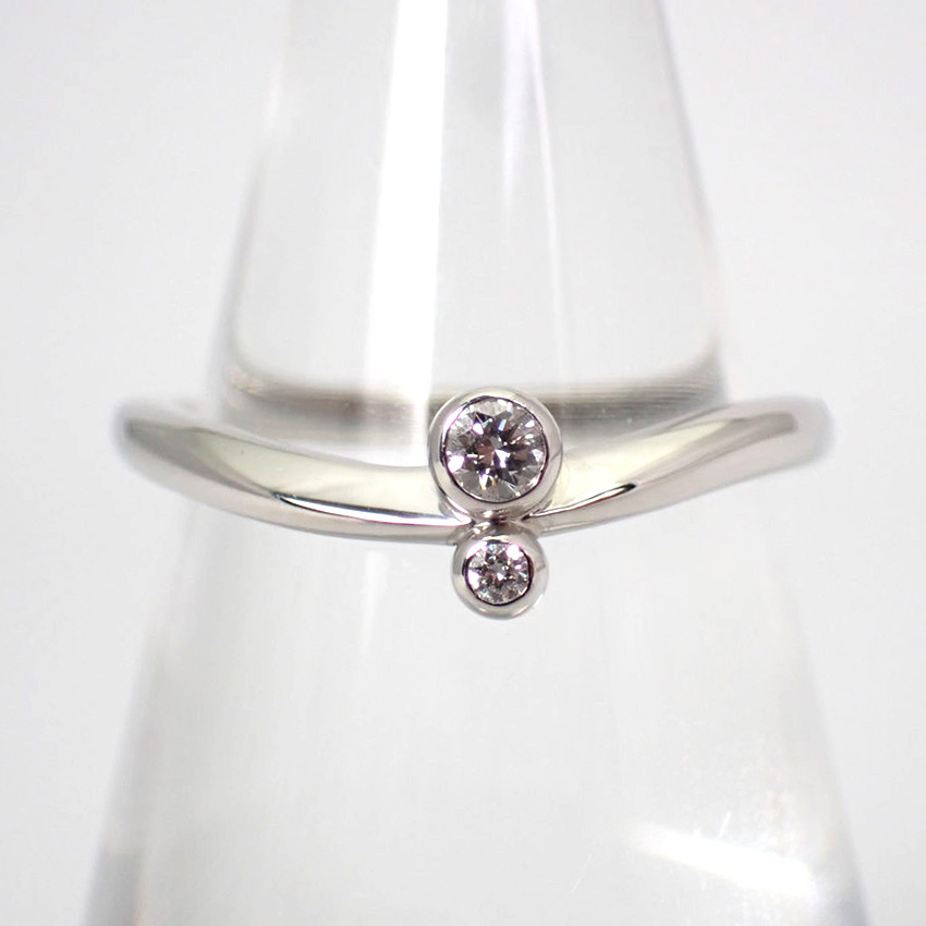 スタージュエリー/Star Jewelry Pt950 ダイヤモンド リング 9号[g470