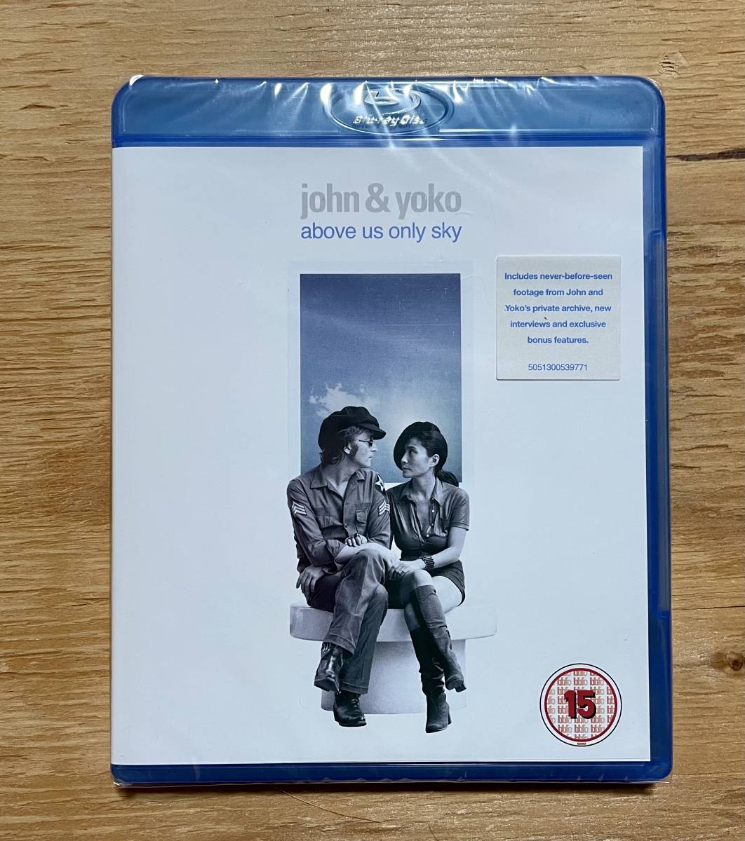 【新品】John Lennon & Yoko Ono　ジョン・レノン&オノ・ヨーコ　Above Us Only Sky　Blu-ray Disc ブルーレイ　輸入盤_画像1