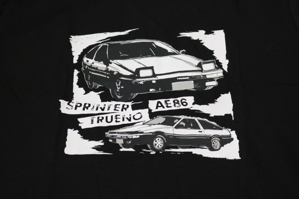 TOYOTA SPRINTER TRUENO AE86 Tシャツ 黒 メンズLL トヨタ スプリンター トレノ 新品 未使用 の画像1