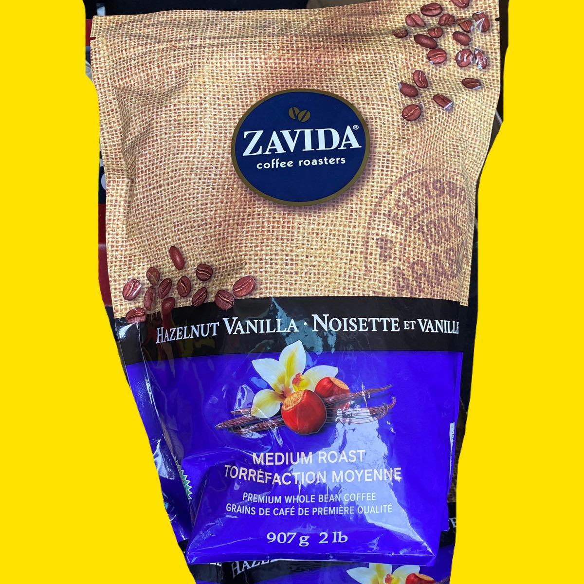ZAVIDA コーヒー豆　ヘーゼルナッツ　バニラ
