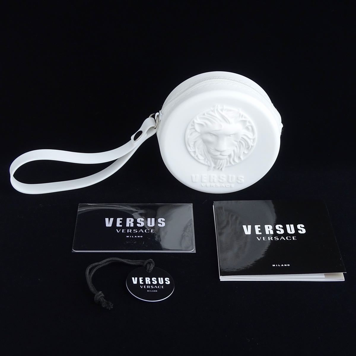 【新品即納】ヴェルサス ヴェルサーチ 高級 メンズ腕時計 ホワイトシリコン 防水