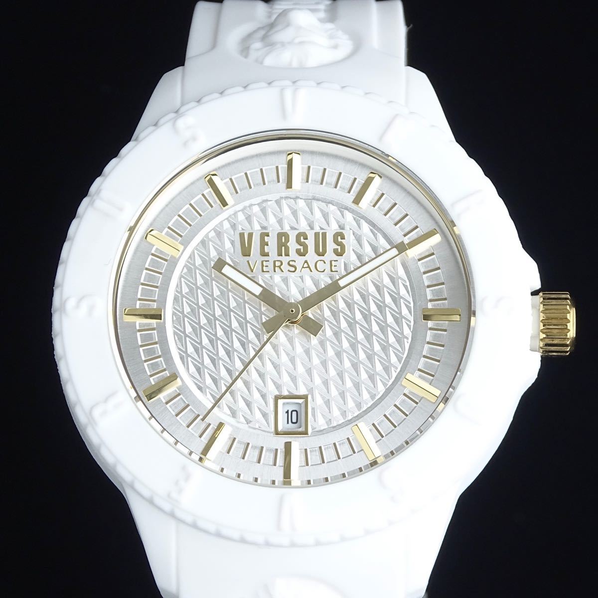 新品即納】ヴェルサス ヴェルサーチ 高級 メンズ腕時計 ホワイト