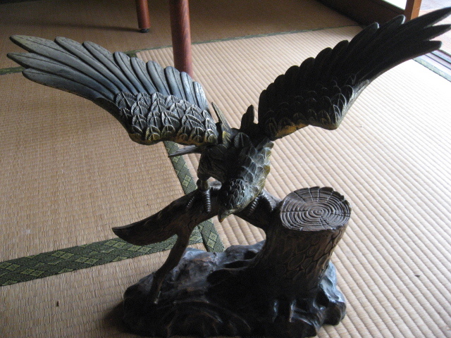 鷹 たか 金属製品 鷲 ワシ 鳥 猛禽類 動物 鉄 彫刻 アート 金属製 置物