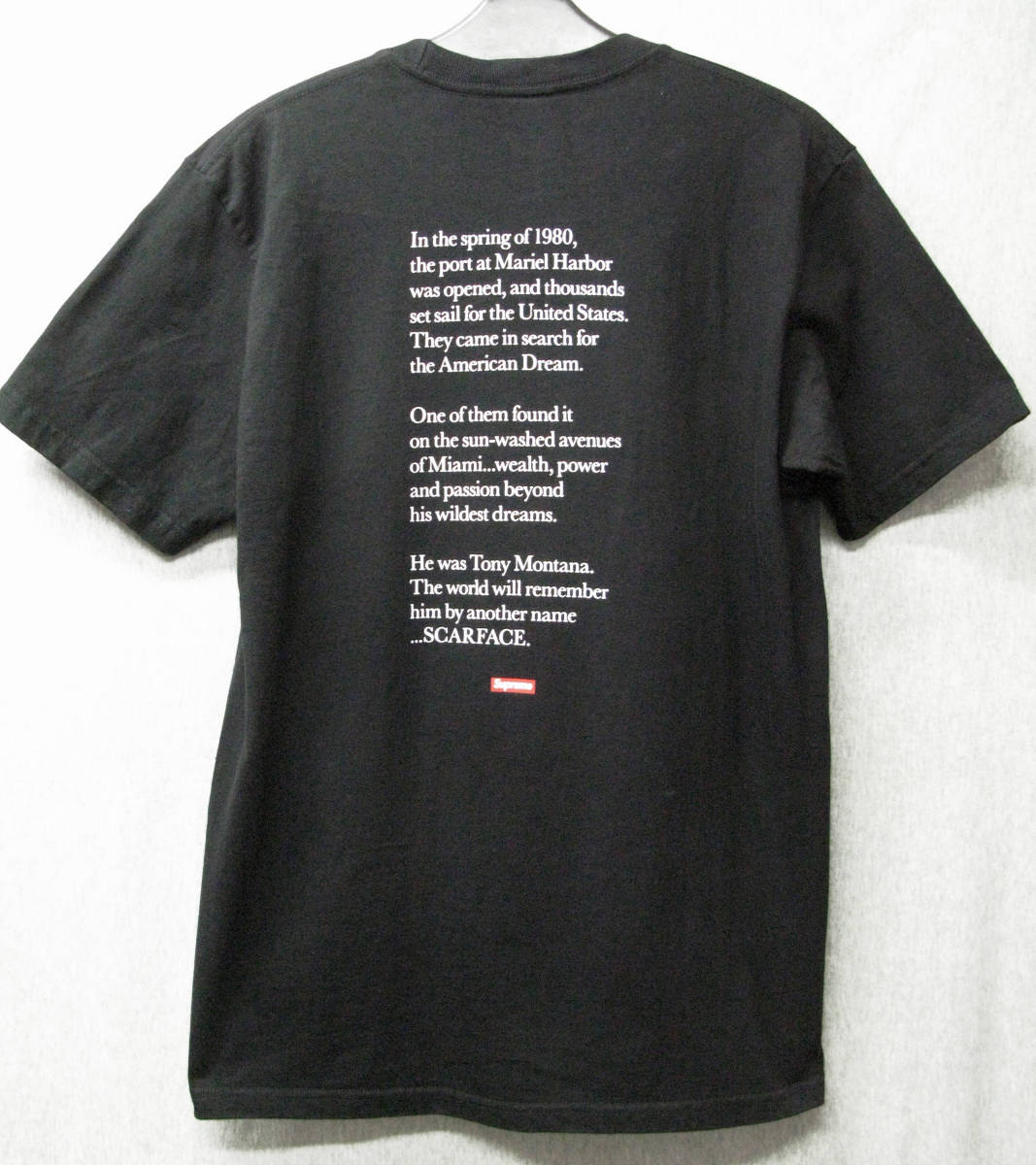 シュプリーム Supreme スカーフェイス Tシャツ M ( アルパチーノ Supreme SCARFACE Tee M Al Pacino