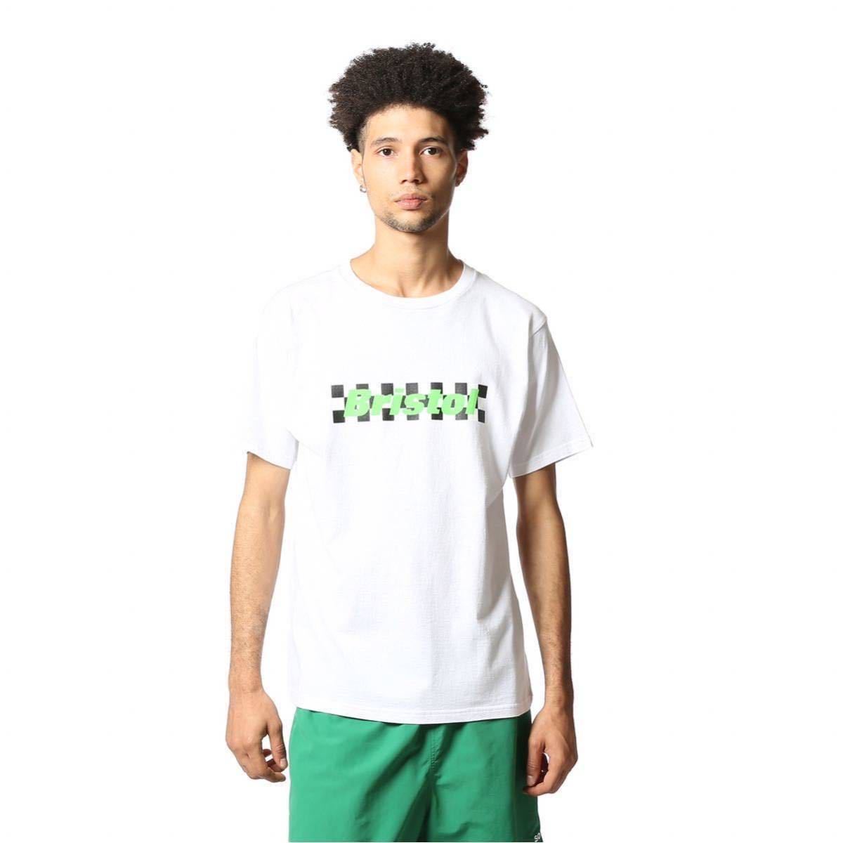 【良品】【送料最安360円】 FCRB f.c real bristol エフシーレアルブリストル SOPH ソフネット CHECKER BOX LOGO TEE Tシャツ カットソー_画像3