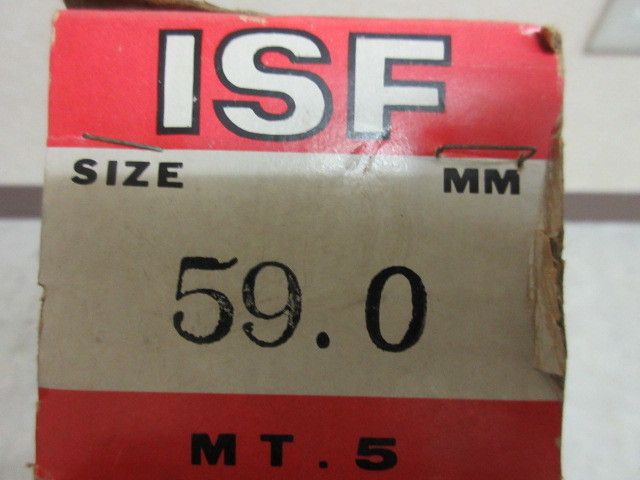 ISF(イシハシ精工）　テーパシャンクドリル　59mm　未使用品　 離島・沖縄以外は送料無料!!_画像2