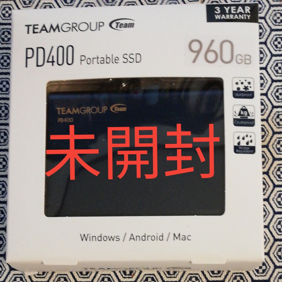 TEAM 外付けSSD PD400 960GB USB3.1