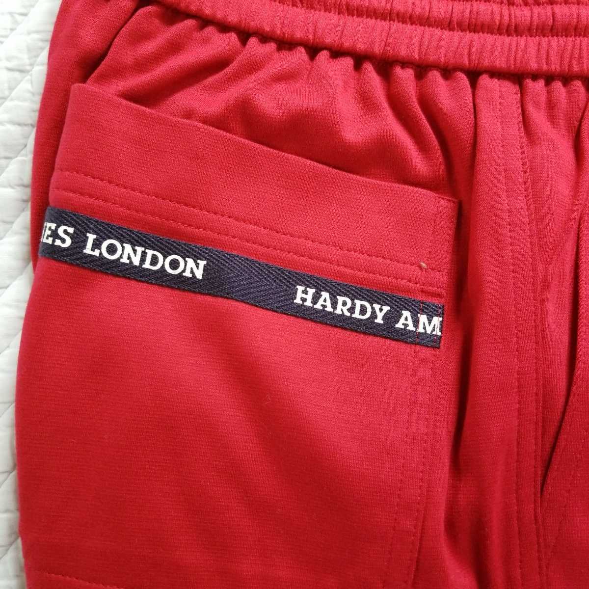 HARDY AMIES SPORTメンズ　コットンショートパンツ/レッド/M/定価￥17600(16000+税)日本製/3ポケット_画像6