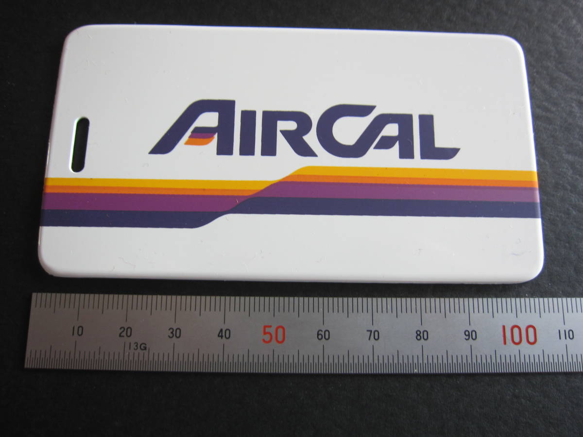 エアカリフォルニア■AIR CAL■アメリカン航空■バゲージタグ■1980's前半_画像3