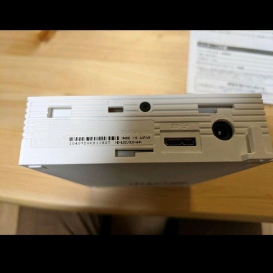 BUFFALO　外付けハードディスク　2TB USB3.1