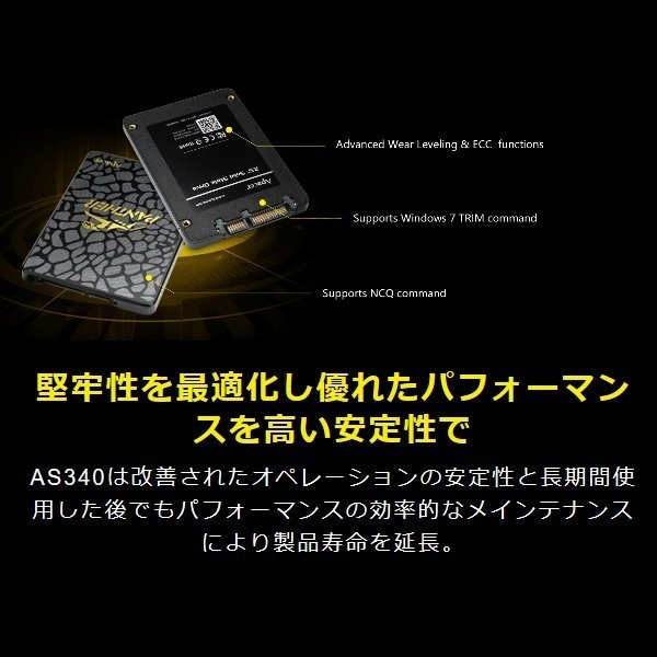 【SSD 120GB】Apacer AS340 PANTHER