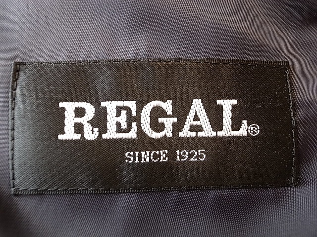 REGAL リーガル 3釦 オールシーズン ウール 黒 ブレザー テーラード ジャケット L相当_画像8