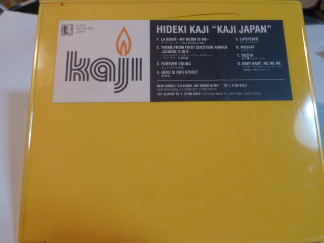 非売品★HIDEKI KAJI　「KAJI JAPAN」★加地秀基_画像1