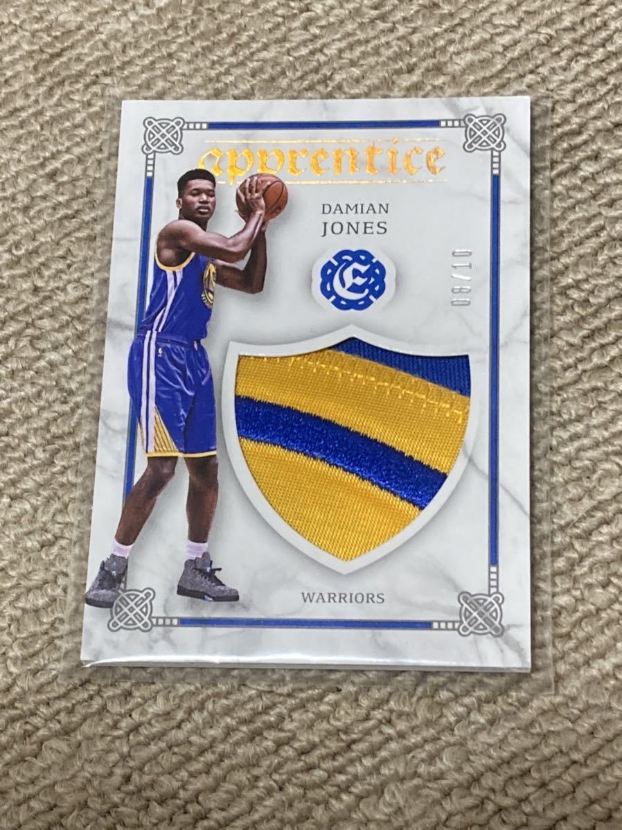 Panini NBA Excalibur 2016-17 Damian Jones メモラビリア　10シリ　ダミアン　ジョーンズ_画像1