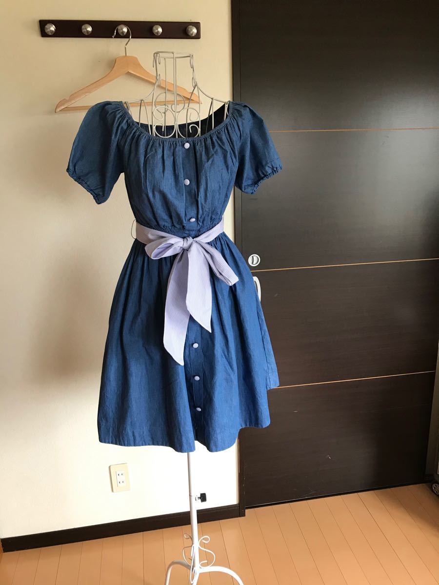 Paypayフリマ リリーブラウン デニムワンピース Paypayフリマ リリーブラウン デニムワンピース