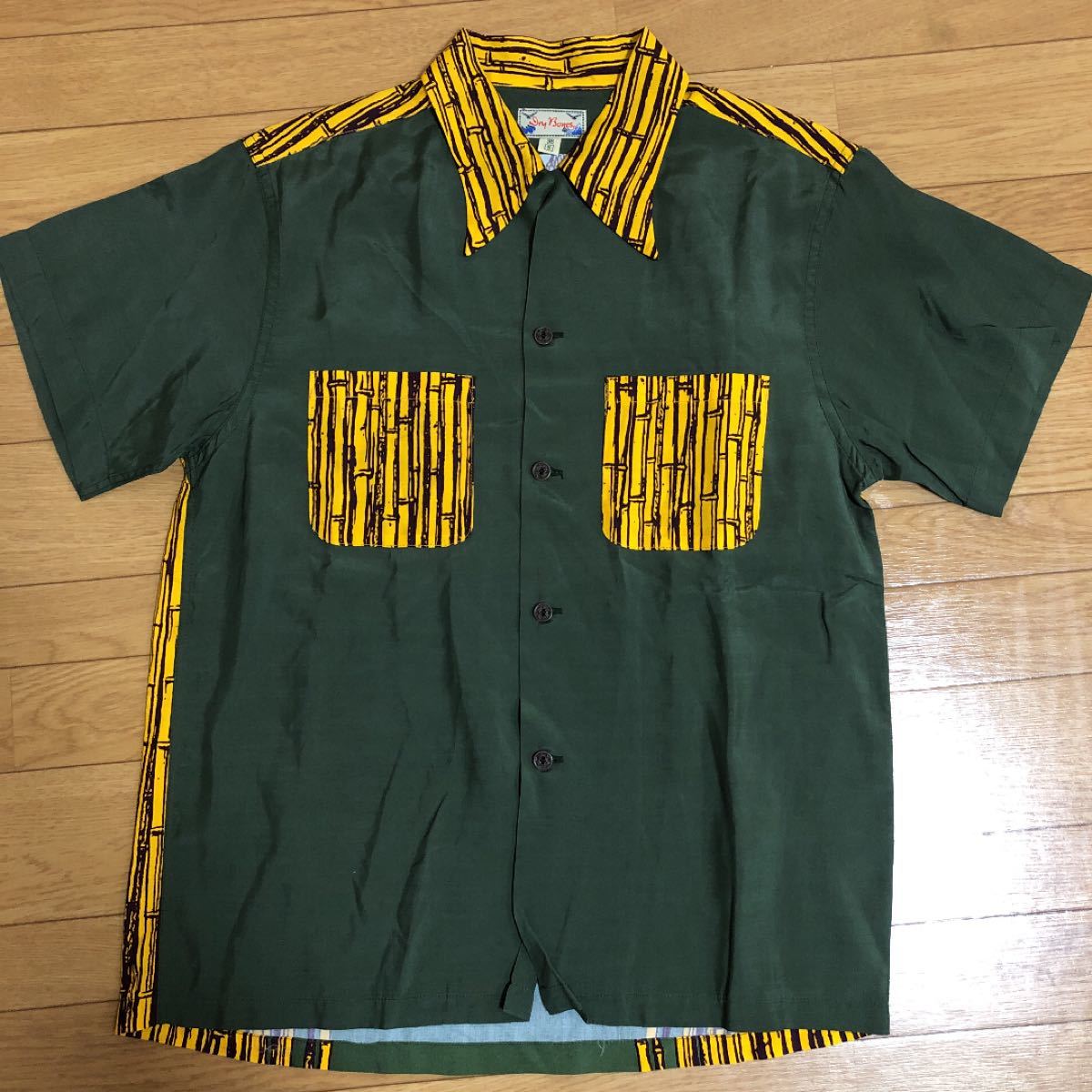 Dry Bones アロハシャツ ロッキンジェリービーン KAGUYA BABY Dry Bones アロハシャツ ロッキンジェリービーン KAGUYA BABY
