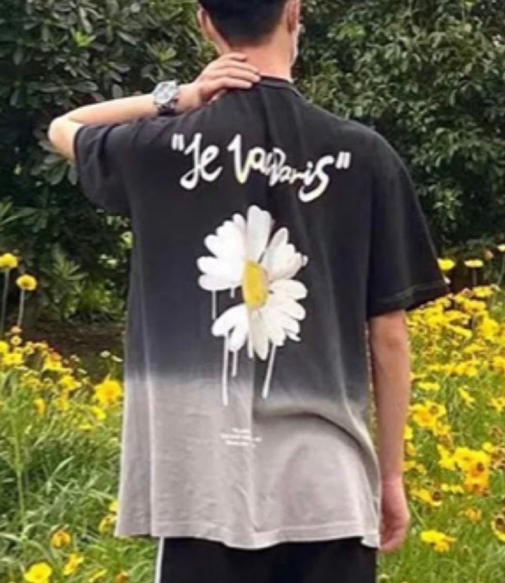 Paypayフリマ 新品 デイジー柄 半袖 Tシャツ 花柄 メンズ レディース オーバーサイズ Paypayフリマ 新品 デイジー柄 半袖 Tシャツ 花柄 メンズ レディース オーバーサイズ