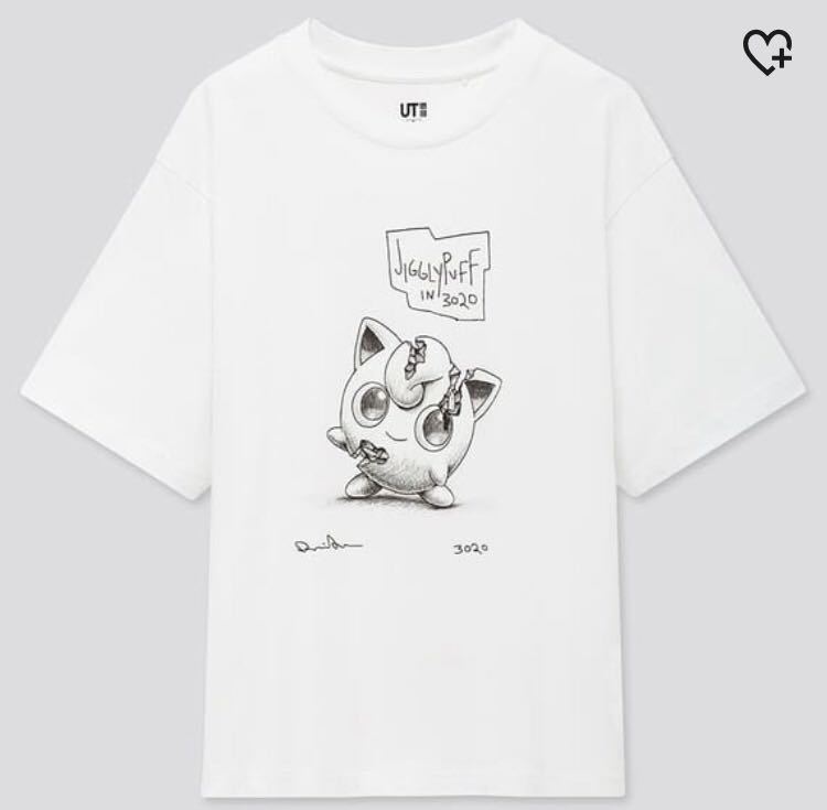 新品 Mサイズ ポケットモンスター ポケモン ユニクロ UNIQLO UT コラボ Tシャツ プリン 半袖 タグ付き ホワイト