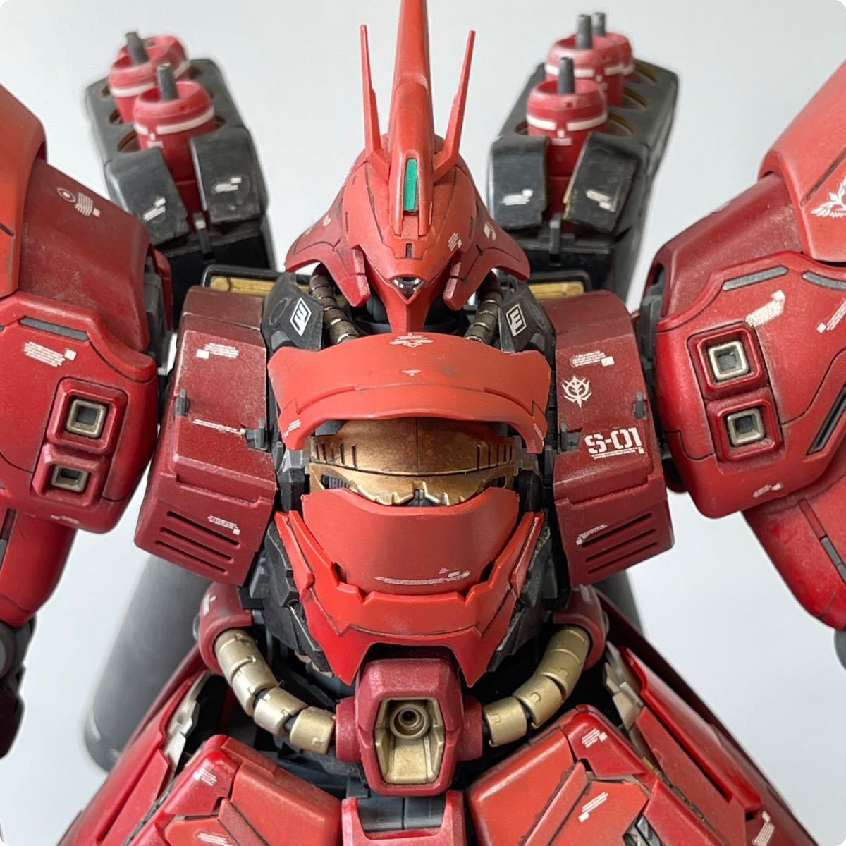ガンプラ 塗装済完成品 1/100 MG 1/100 MSN-04 サザビーVer ka ガンプラ 塗装済完成品 1/100 MG 1/100 MSN-04 サザビーVer ka
