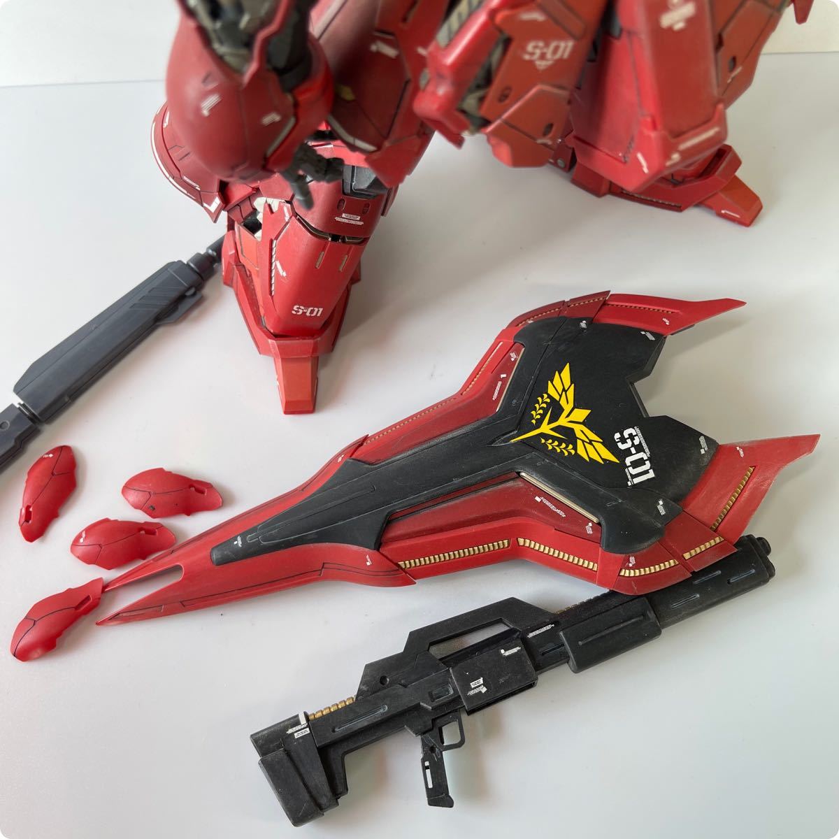 ガンプラ 塗装済完成品 1/100 MG 1/100 MSN-04 サザビーVer ka ガンプラ 塗装済完成品 1/100 MG 1/100 MSN-04 サザビーVer ka