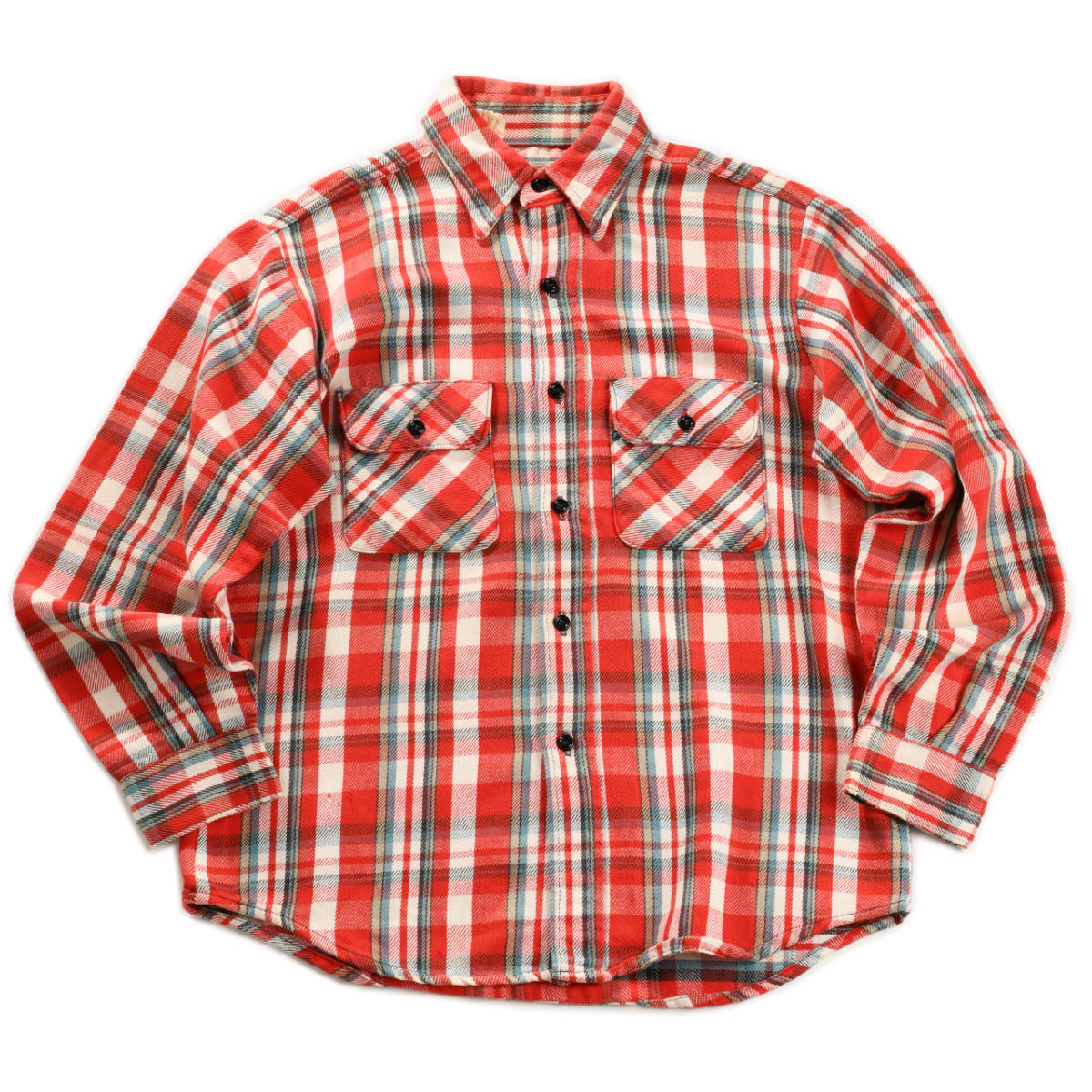 ヴィンテージ】P N H vintage union made nel shirts size 15 1 ヴィンテージ】P N H vintage union made nel shirts size 15 1