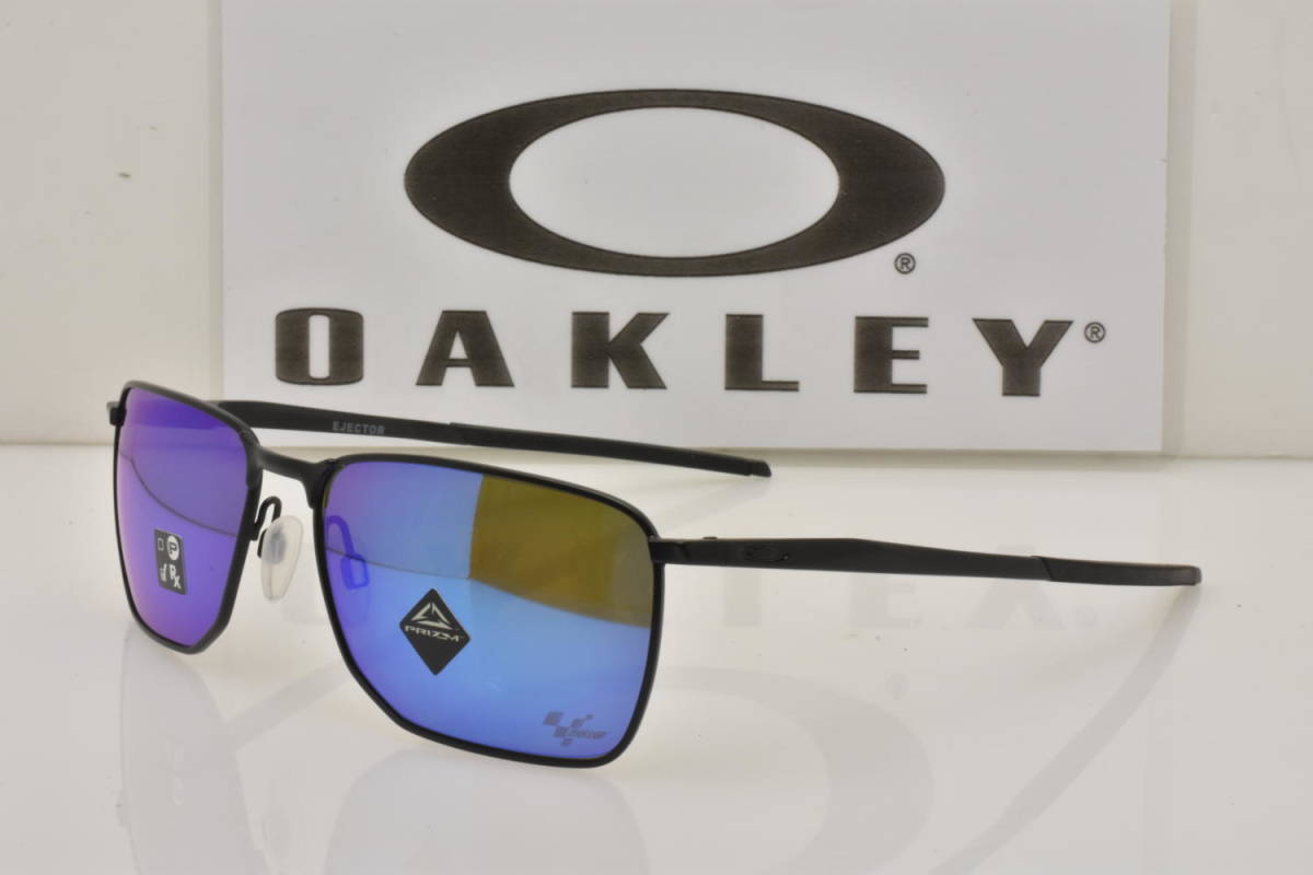 ☆新品・正規輸入品！OAKLEY オークリー OO4142-1258 EJECTOR エジェクター MOTO GP COLLECTION  モトGOコレクション サテンブラック☆ スポーツ、レジャー スポーツサングラス オークリー 