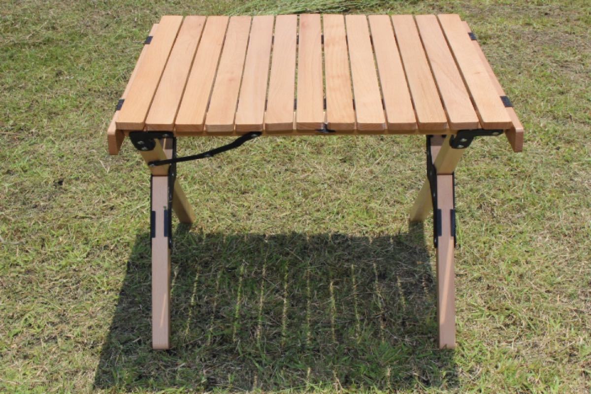 CHANODUG OUTDOOR ウッドロールテーブル ミニサイズ 収納ケース付 ガーデンテーブル キャンプテーブル　送料無料