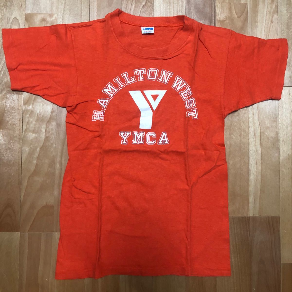 80's Champion チャンピオンバータグ 半袖 Tシャツ USA製 ビンテージ YMCA メンズ レディース ランタグ 