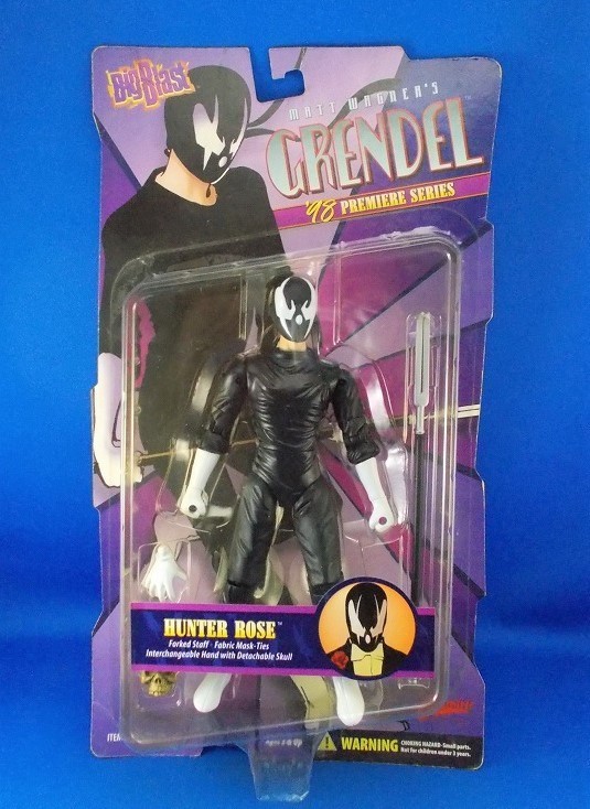 未開封 HUNTER ROSE ハンター・ローズ アクションフィギュア GRENDEL グレンデル MATT WRGNERS DARK HORSE COMICS ダークホースコミックス