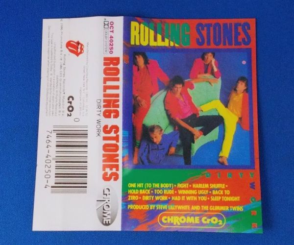ザ・ローリング・ストーンズ ダーティ・ワーク 輸入盤カセットテープ The Rolling Stones, Dirty Work_画像5