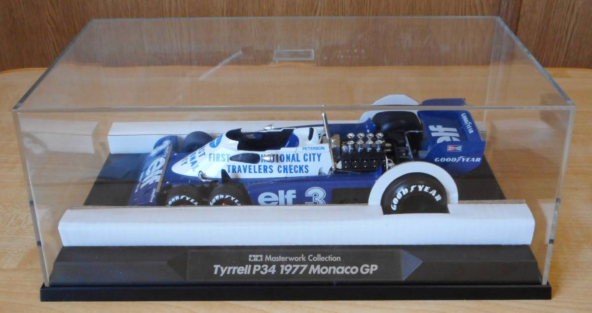 ( дополнение ){ Goodyear specification }1/20 Tyrrell P34 #3 R. Peter son(1977 Monaco GP) [ Tamiya (TAMIYA)]* дополнение =70 годы специальный выпуск книга