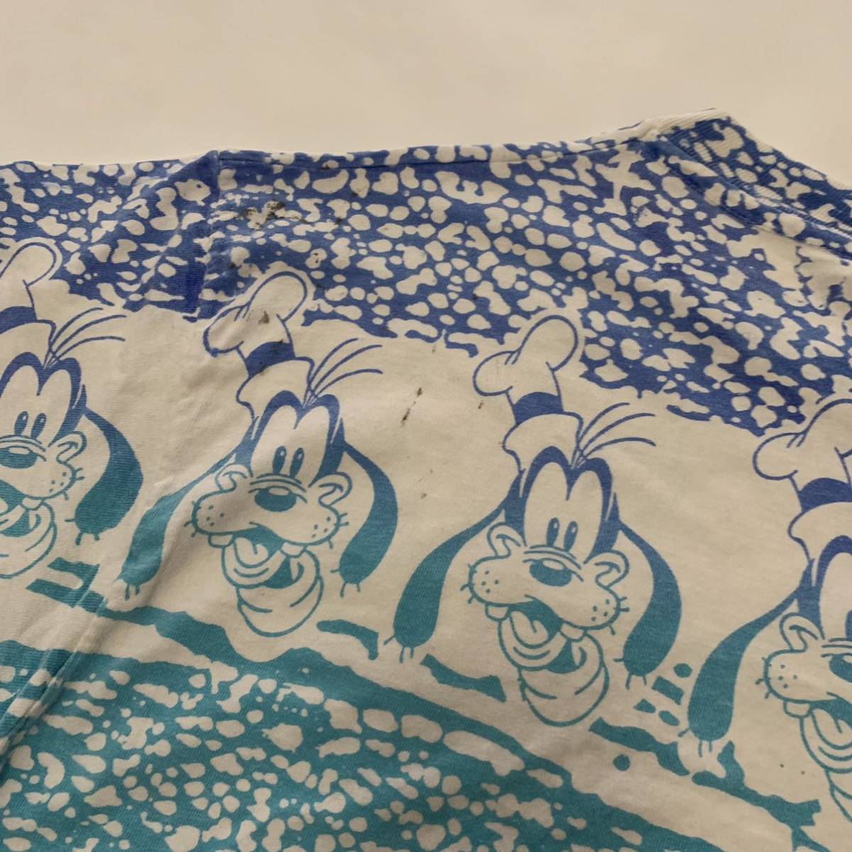 レア 90s Disney 総柄 コミック Tシャツ 企業 ミッキー ミニー USA製