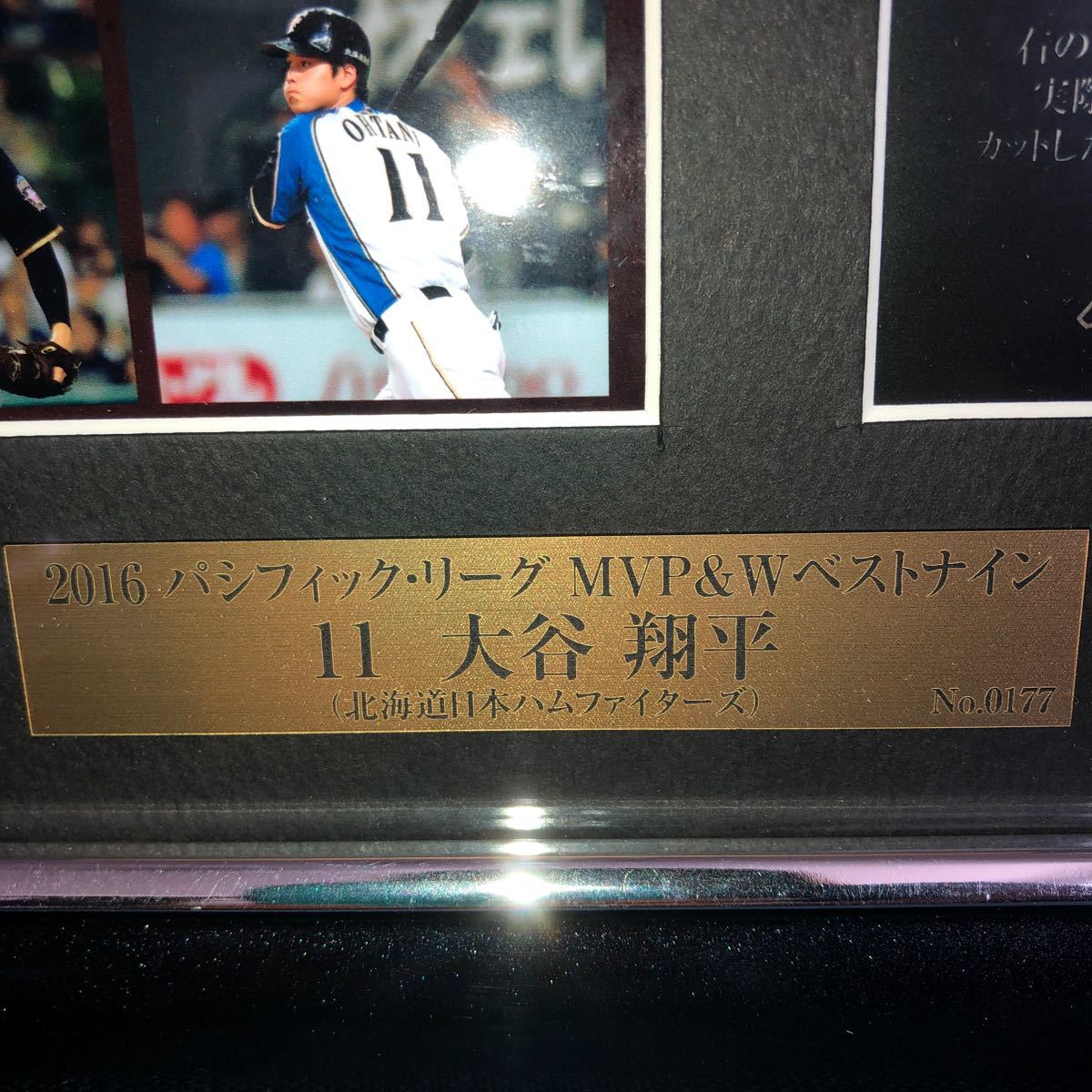 WBC 大谷翔平 MVP &Wベストナイン ユニフォームカット 2016 WBC 大谷翔平 MVP &Wベストナイン ユニフォームカット 2016