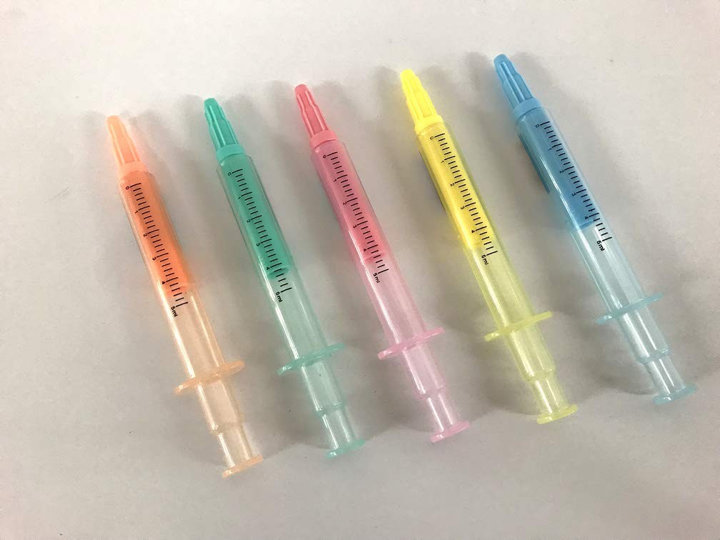  примечание . контейнер type флуоресценция маркер (габарит) 5 -цветный набор ( зеленый, orange, голубой, розовый, желтый )TF