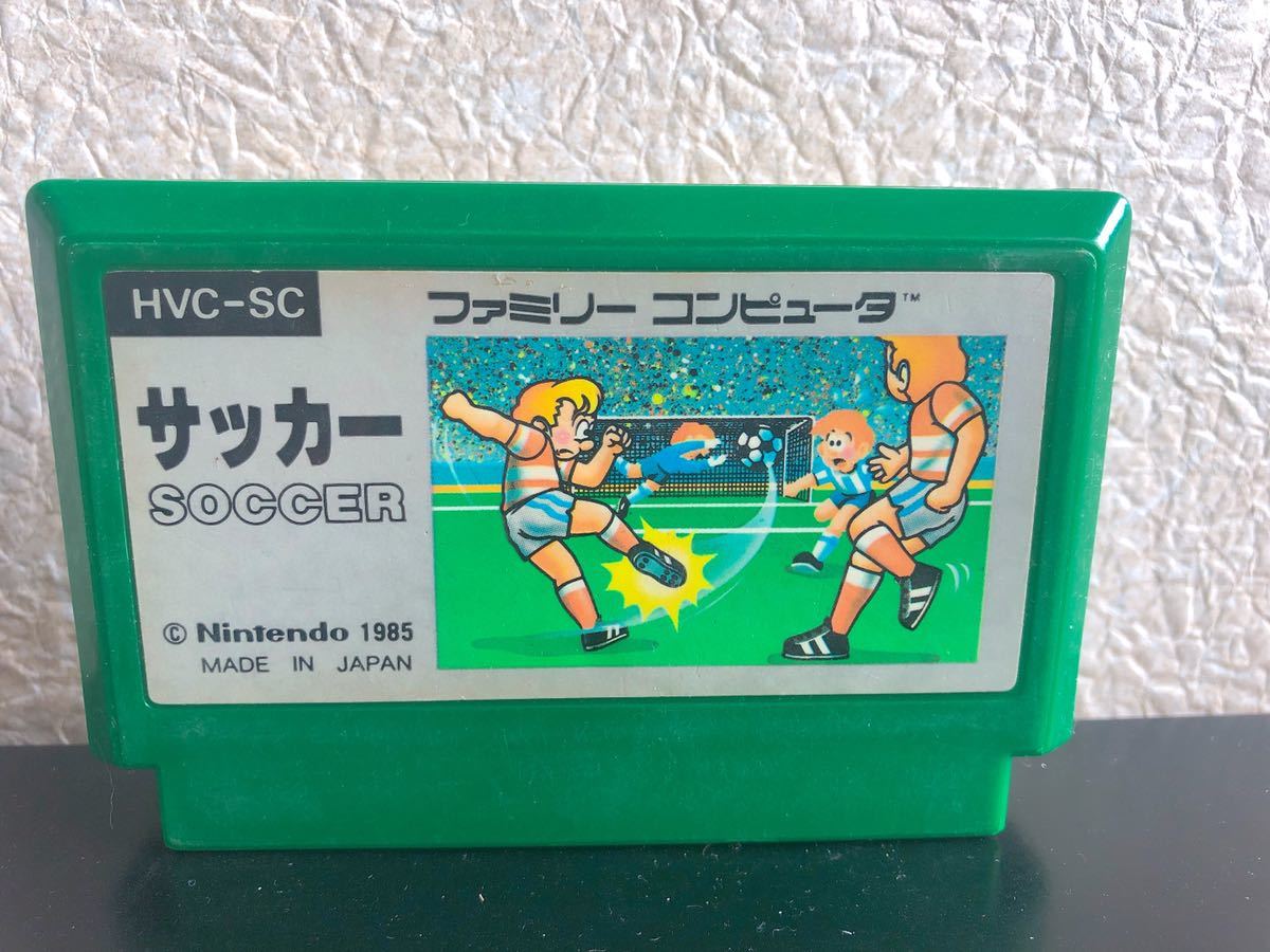 FC ファミコンソフト　カセットファミリーコンピューター　サッカー　soccer