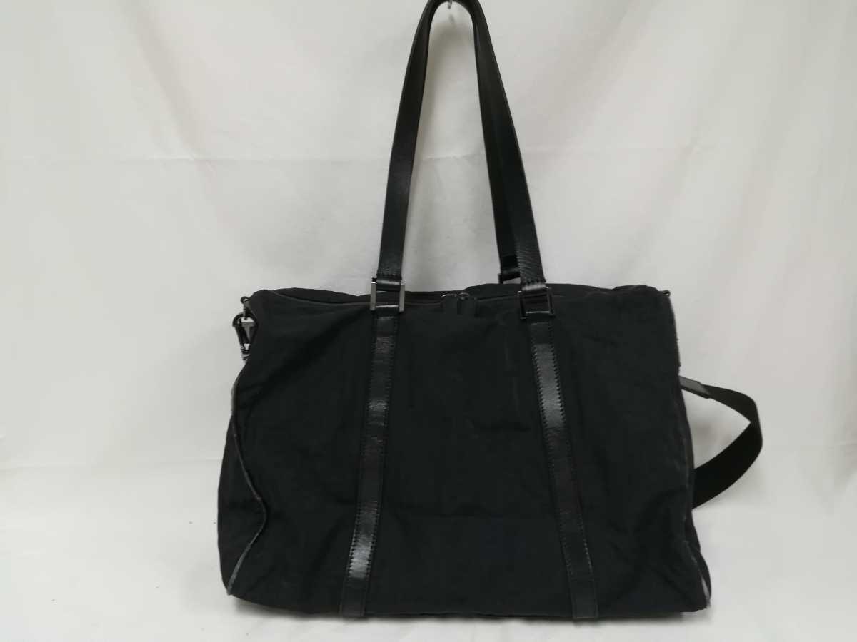 FENDI フェンディ ボストンバッグ ズッカ柄 ブラック 2way 黒