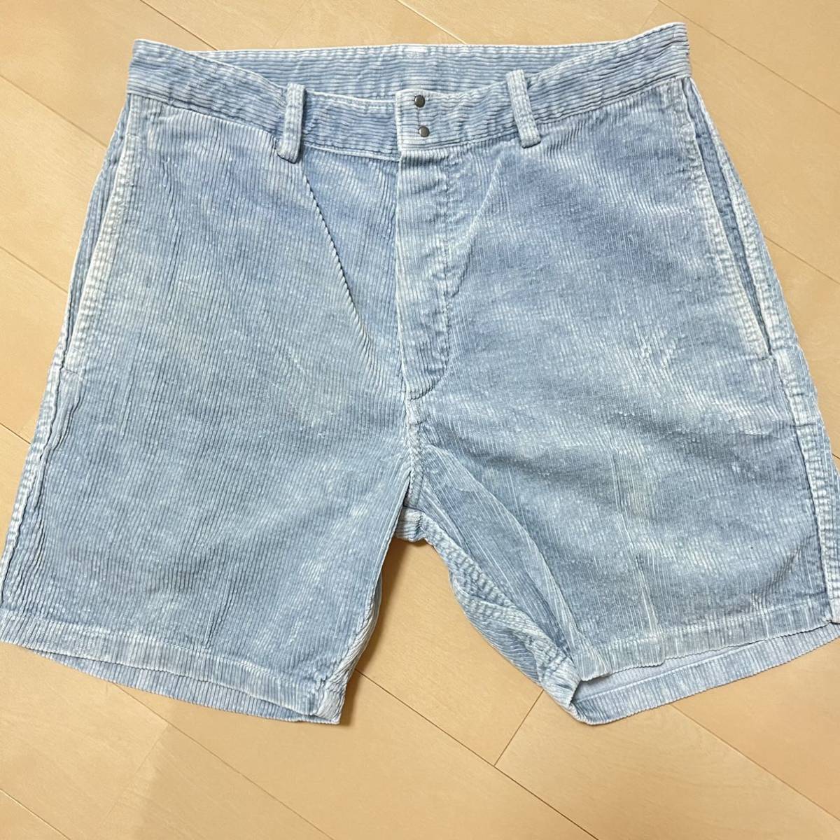 visvim indigo camping trailer pastral shorts wale cords 1 ict パストラル　ショーツ　pastoral_画像1