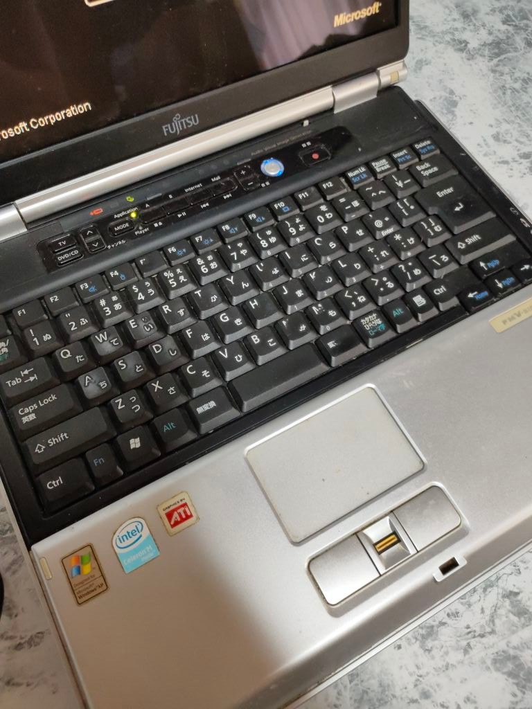 6 富士通　フジツウ　ノートパソコン　中古　ジャンク　PC 　 Windows XP