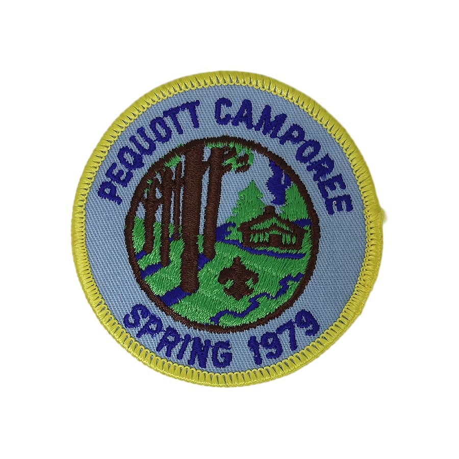 ヴィンテージ ワッペン ボーイスカウト パッチ 1979 PEQUOTT CAMPOREE BOY SCOUTS #8771_画像1
