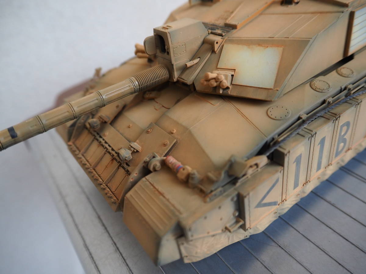 1/35 England main battle tank Challenger 2ilak war specification final product 