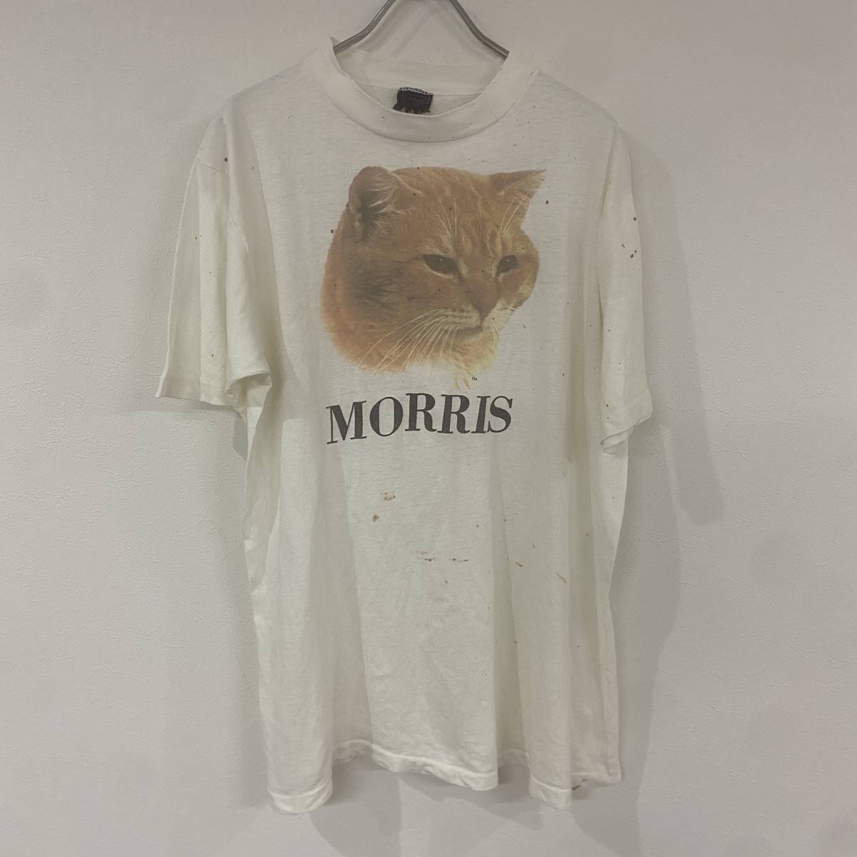 話題の行列 ビンテージ　80ｓ　MORRIS　ネコ　Tシャツ　動物　210624 その他